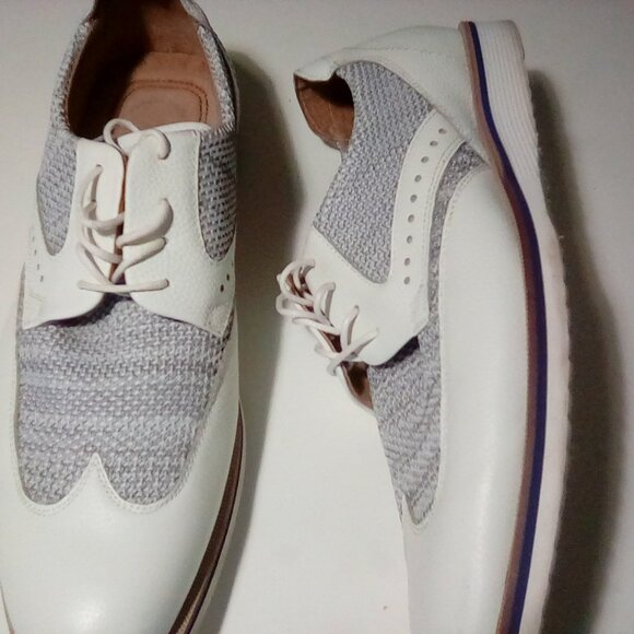 Stacy Adams White Wing tip Oxford main image 4